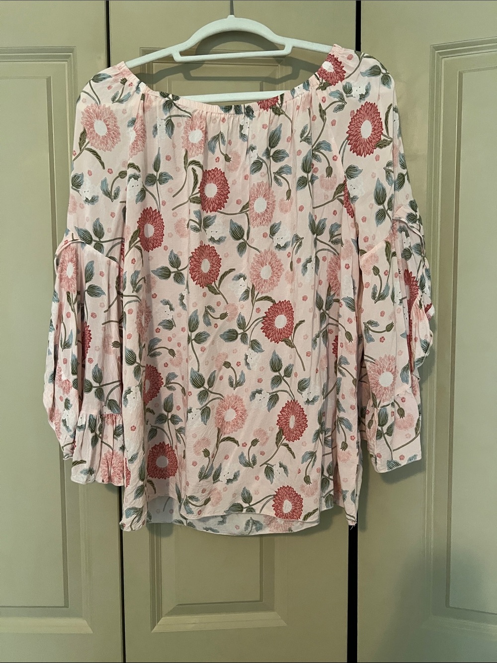 Fever Pink Floral Off-the-Shoulder Tunic